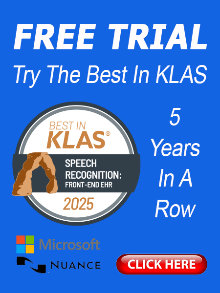 Best In KLAS Speech Recognition