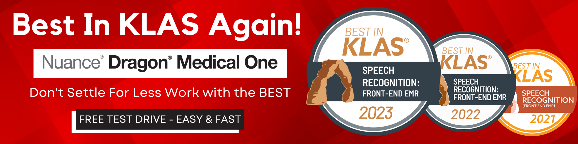 Best In KLAS Again! Front-End EMR Speech Recognition